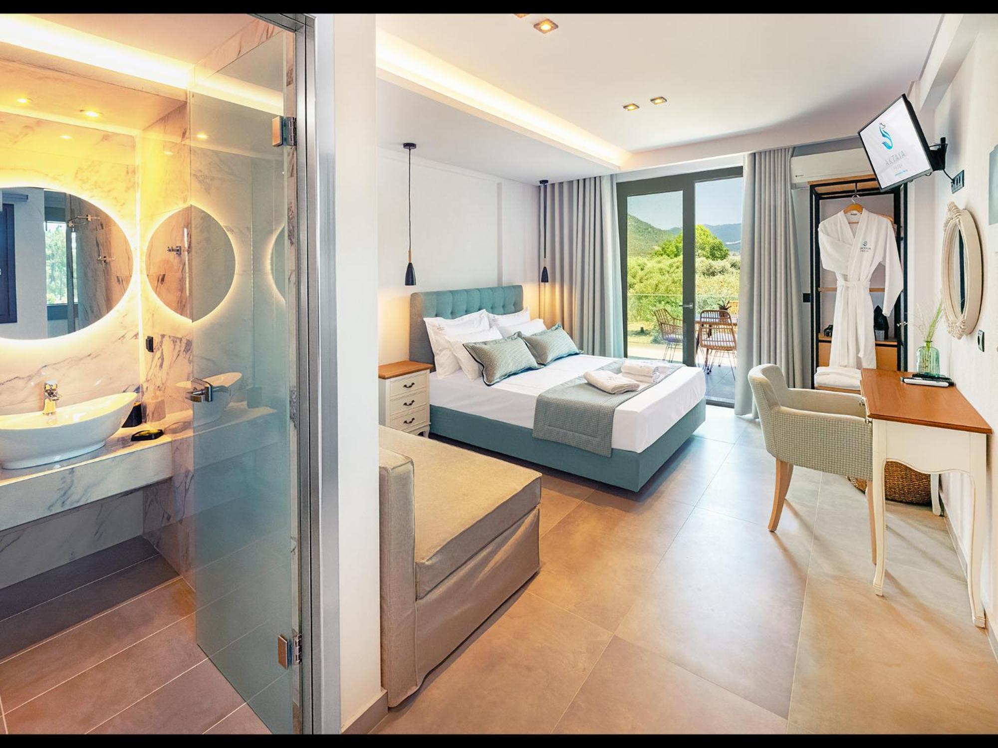 Aktaia Fresh Apartment Ormos Prinou  ภายนอก รูปภาพ